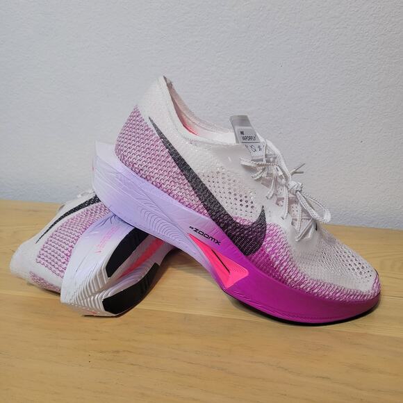 BRAND NEW Nike ZoomX VaporFly Next% 3 Vivid Purple Mens Size 15 Fast SHIPPING main image 12